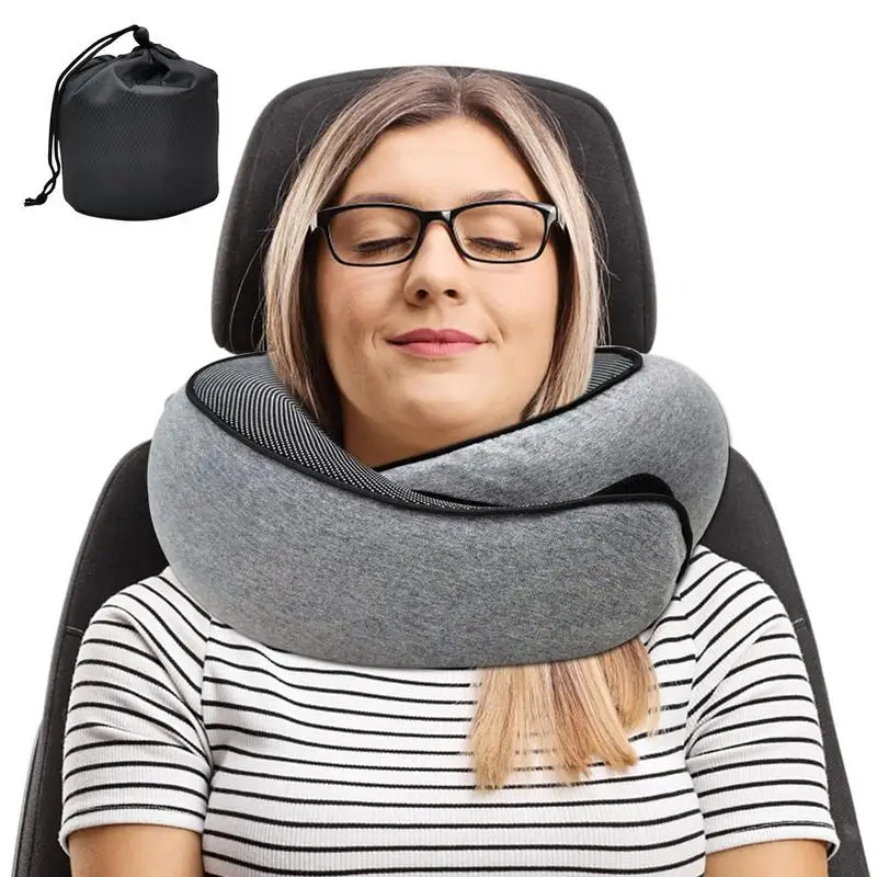 NeckSupportPillowFlightTravelNeckPillowMemoryFoamTravelPillow