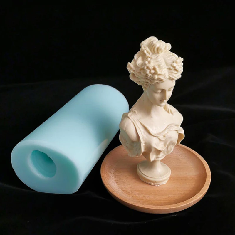 

3D Silicone Mold of Goddess Angel, Broken Arm, Body Statue, Aromatherapy, Candle Making Supplie, Plaster Ornaments, DIY, Vintage