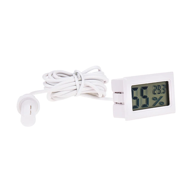 - 50-70 ℃ Mini Lcd Digitális Hőmérő, Amelyet Fagyasztó Hőmérsékletű Hűtőszekrény-Hőmérő Beltéri És Kültéri Vízálló Szondához - Image 4