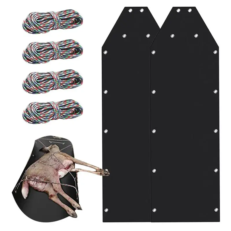 Deer Drag Sled Portable Heavy Duty Hunting Game Sled with Pull Rope for Hauling Deer Wild Boar Antelope Grouse and Fish Hunting