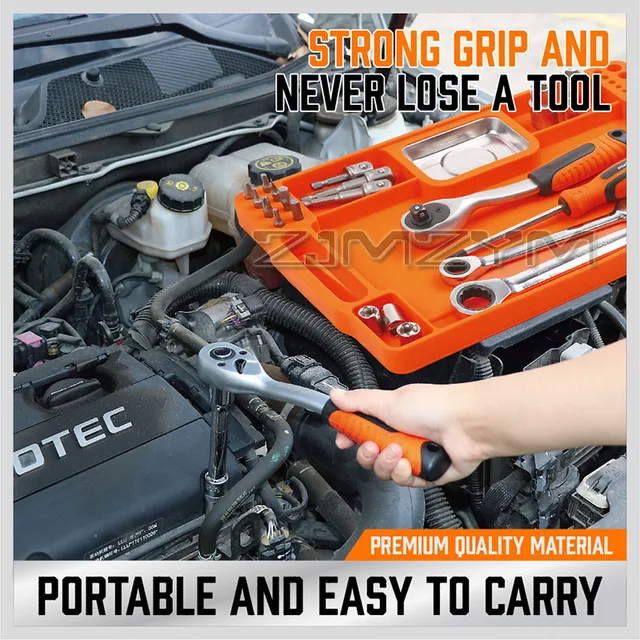 Silicone Segmented Tool Tray 4