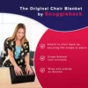 Office chair blanket; Packaging accessories for convenient heating and hands-free use. Stay warm in winter or summer. 5
