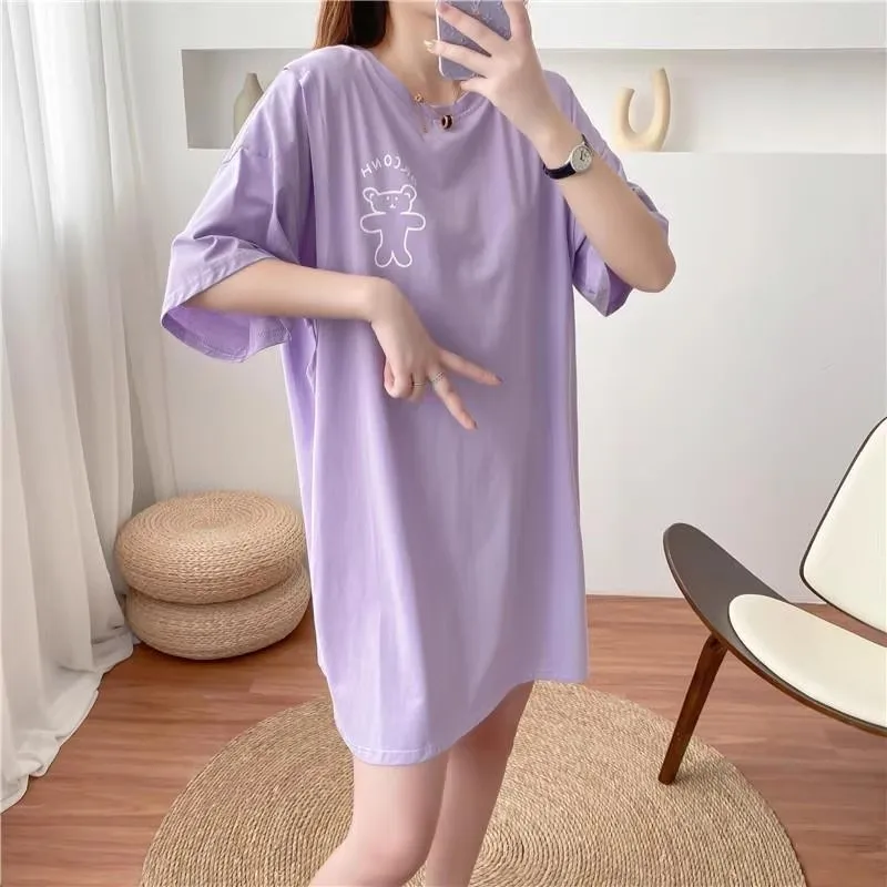 Maternity Tops Women's Comfy Short Sleeve Nursing Tunic Top for Breastfeeding T-Shirt Pregnant Pregnancy Womens Clothing Mom Tee 3