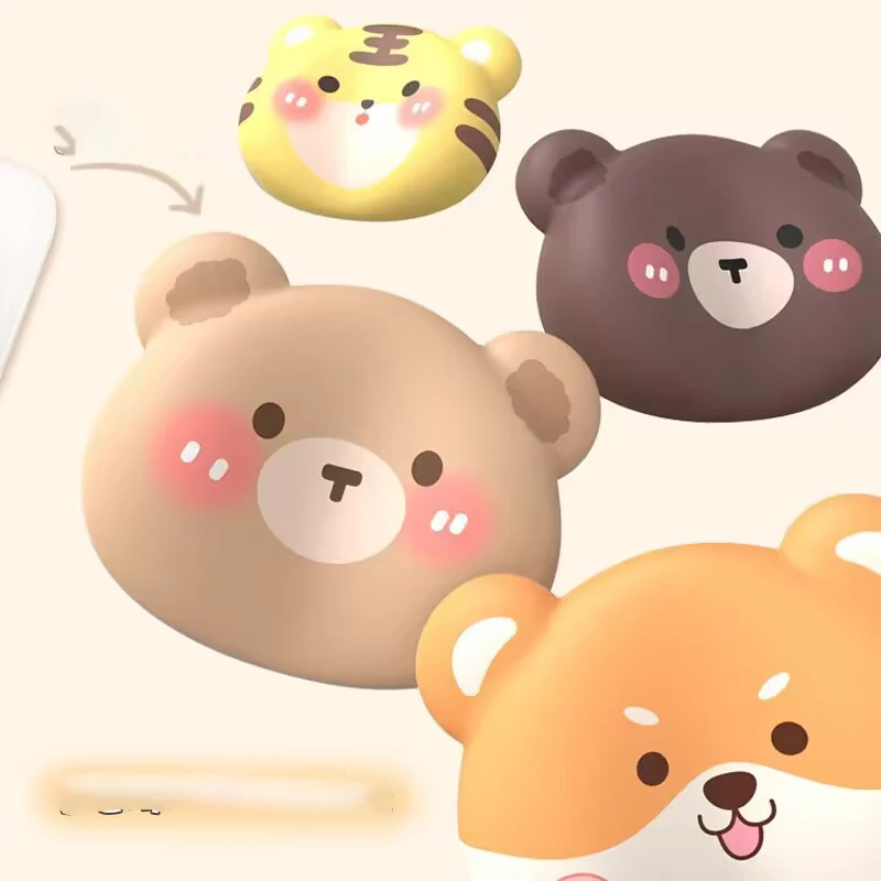 Cute Wrist Rest for Mouse Ergonomic Memory Foam Computer Wrist Support, Wrist Pain Relief Mouse Pad with Anti-Skid Base