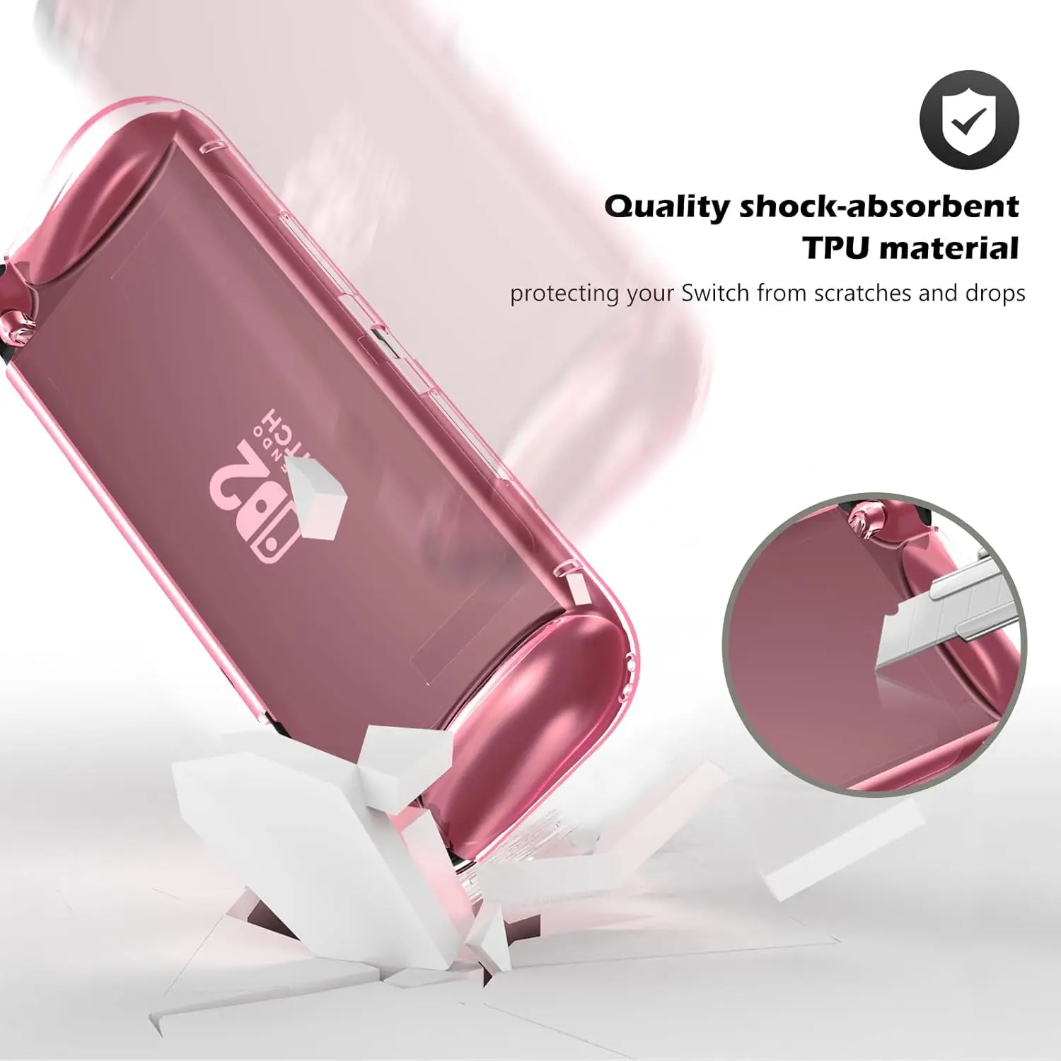 Protective Case Kit for Switch 2 (2025), Clear TPU Cover Protector, Anti-Scratch, Shock-Absorption, Ergonomic Grip Design Best Sellers In Consumer Electronics