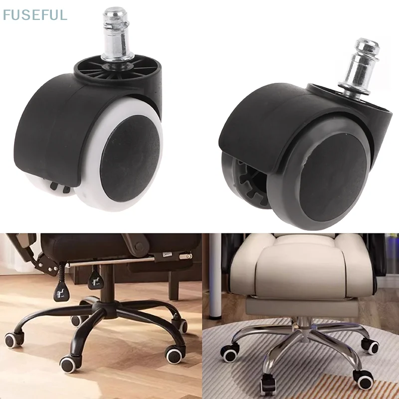 Description Picture 2 of item2 Inch Universal Swivel Caster Wheels Replacement Gaming Chair Office Chair Casters Furniture Hardware