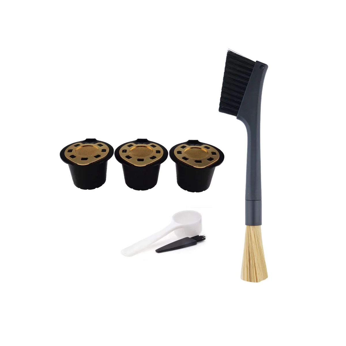 

Reusable Capsules Refillable Coffee Capsule Filter Compatible for Coffee Machines