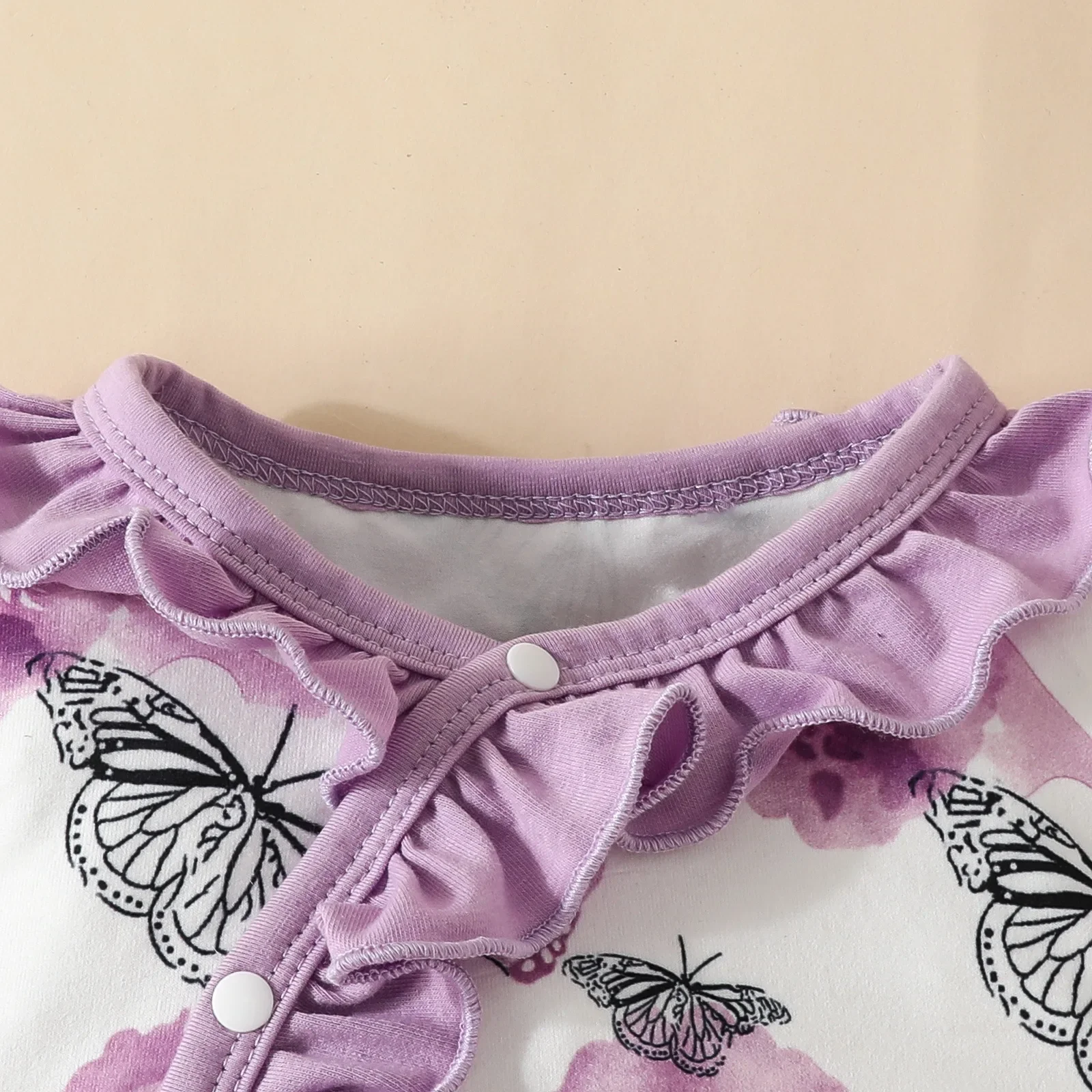 Baby Girl Newborn Onesies Romper 1-18Months Floral Cute Lace Clothing Set with Hat Infant Long Sleeve Cute Tiny Button Jumpsuit 4