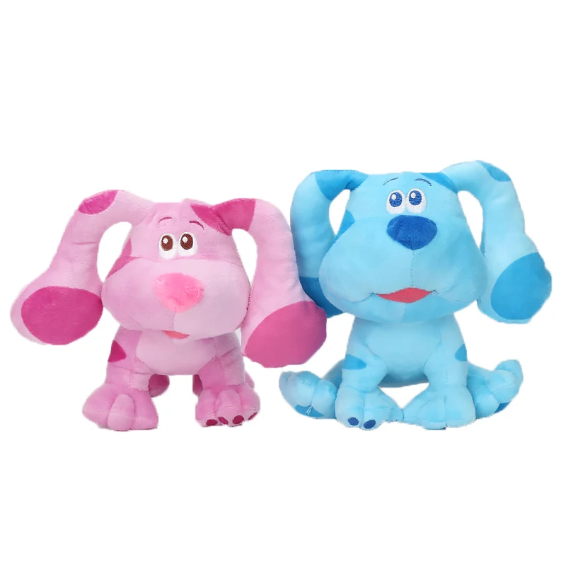 Adorable Blue's Clues & You Blue Pink Soft Cuddly Beanbag Design Beanbag Plush Toy Cartoon Cute Stuffed Animal cloud design plush shoulder bag fashion satchel bags fluffy bag women plush bags cartoon adorable crossbody bags women ladies