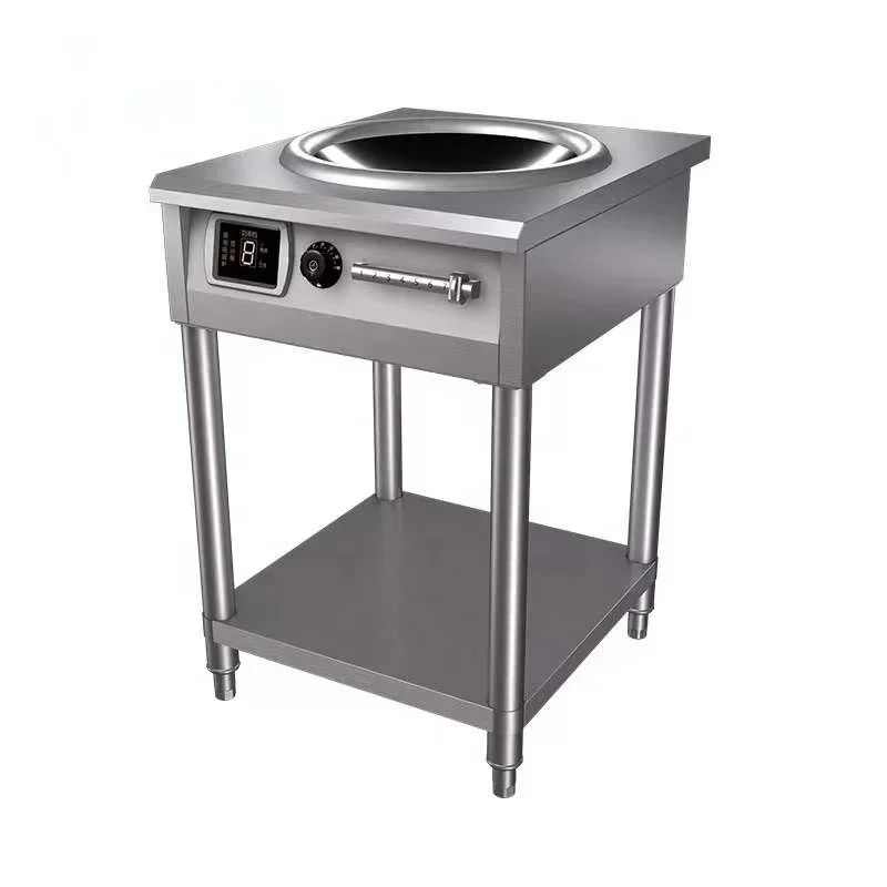 

2023 induction cooker Commercial High efficiency 15KW Stir Fry Cooker Induction Frying Stove