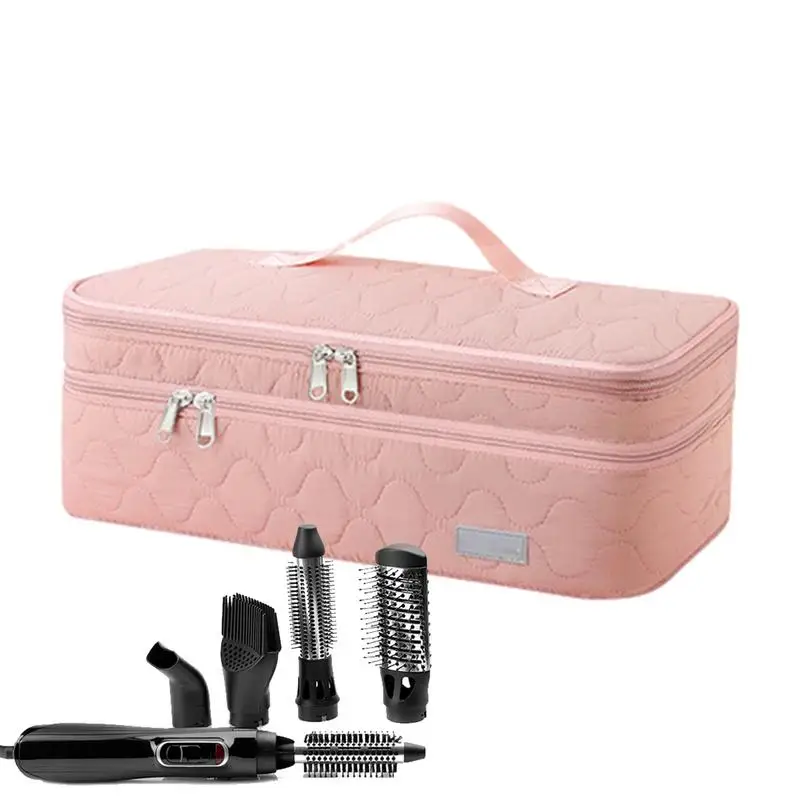 Campervan Hair Tools Travel Bag Double Layer Hair Dryer Storage Case Hair Styling Tools Bag Curling Irons Bag For RV Home 5