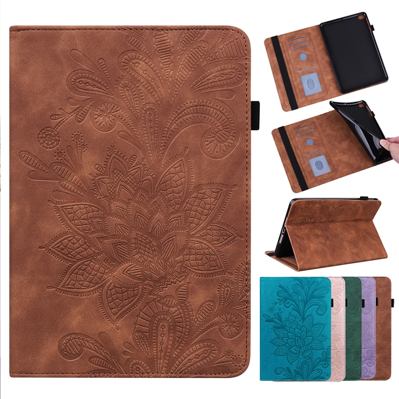 

For Samsung Galaxy Tab S2 9.7" T810 T815 PU Leather Emboss Wallet Cover Cas