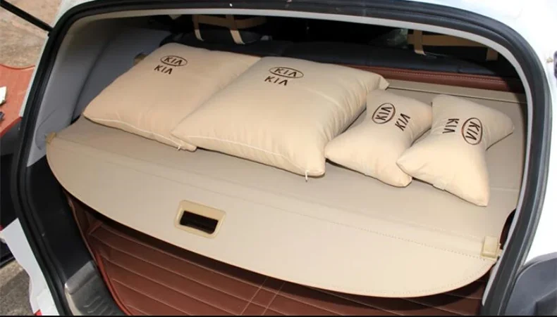 Rear Trunk Cargo Cover For KIA Sportage Privacy Trunk Screean Security Shield Shade Stretchable Parts