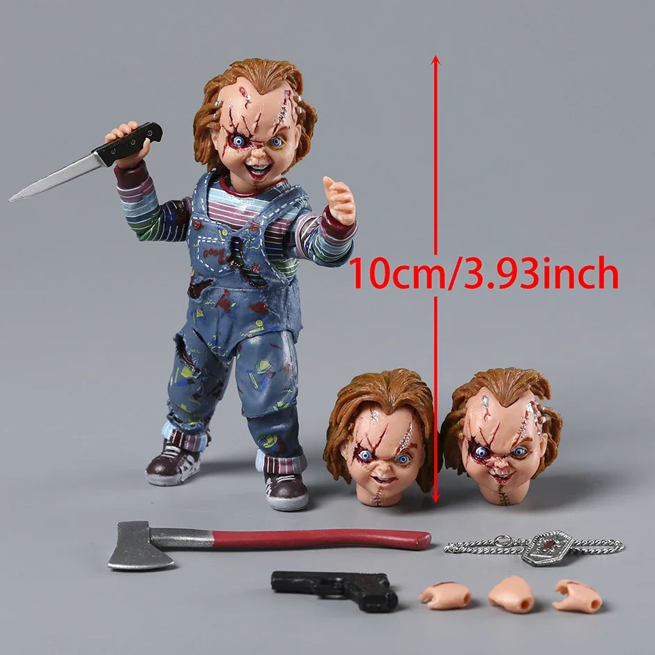 Figurine NECA Ultimate Chucky Bride Of Chucky 13cm PVC Lot Chucky Et Tiffany