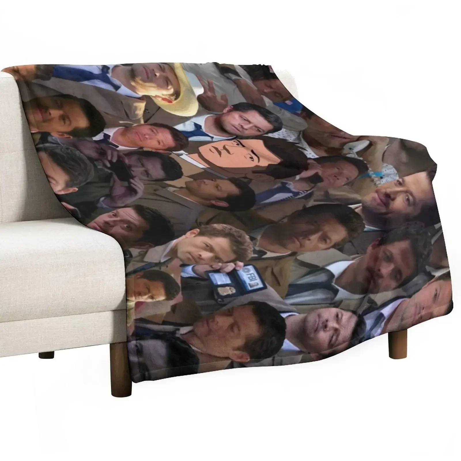 

Castiel Collage Blanket Throw Blanket Blankets For Sofas Multi-Purpose Flannel blankets ands Blankets