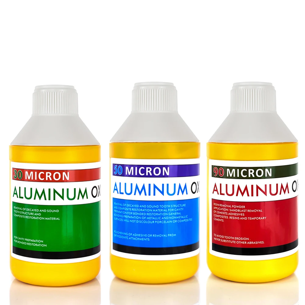 Dental Aluminum Oxide Power Sandblaster Orthodontic Specific Secondary Bonding 30UM 50UM 90UM Micron Roughening Treatment