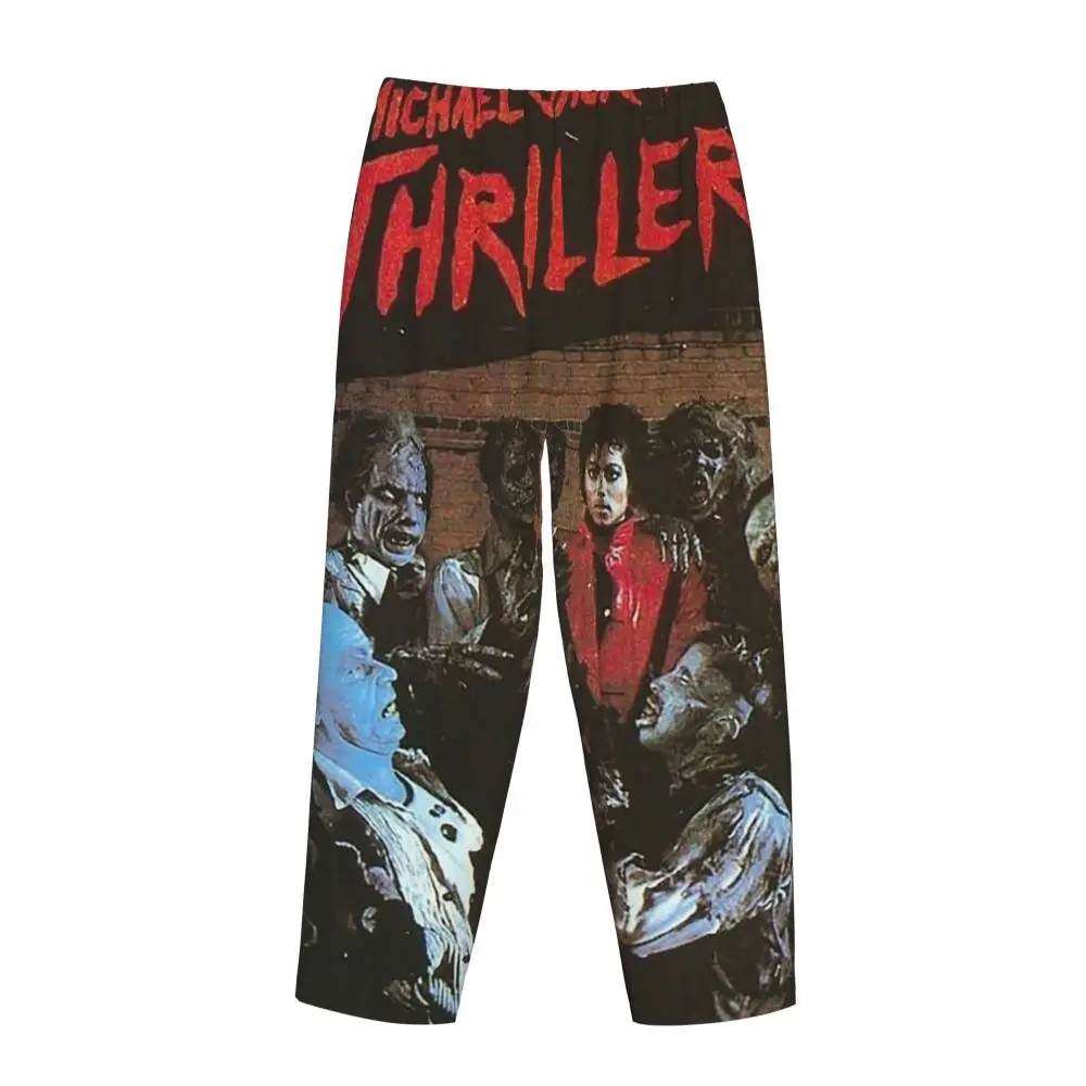 Custom Pop Music Michael J-Jackson Women Pajama Pants Lounge Sleep Sleepwear Bottoms with Pockets