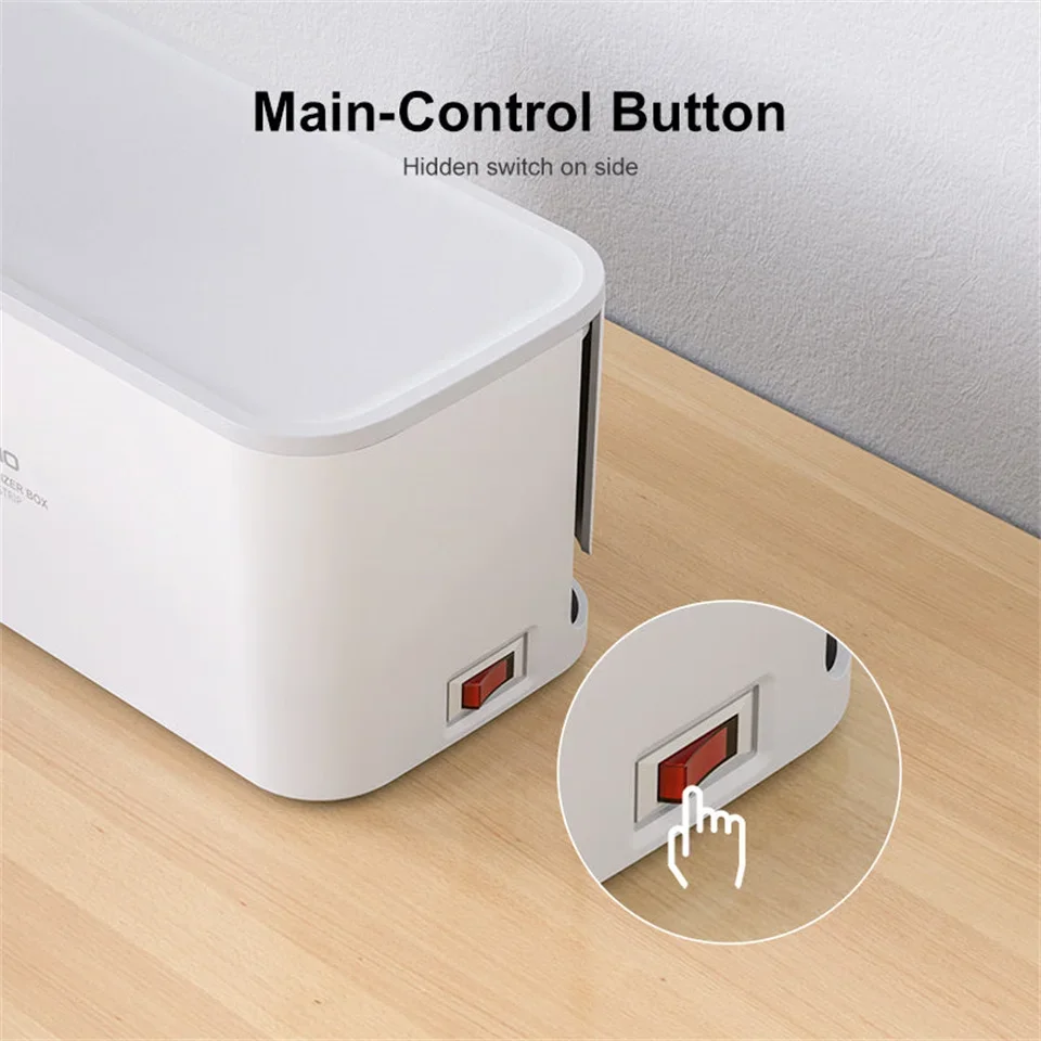 

2500W Power Strip 5 Outlet 3 USB Extension Cord Electrical Socket Plug Universal Adapter 10A Home Office Network Filter