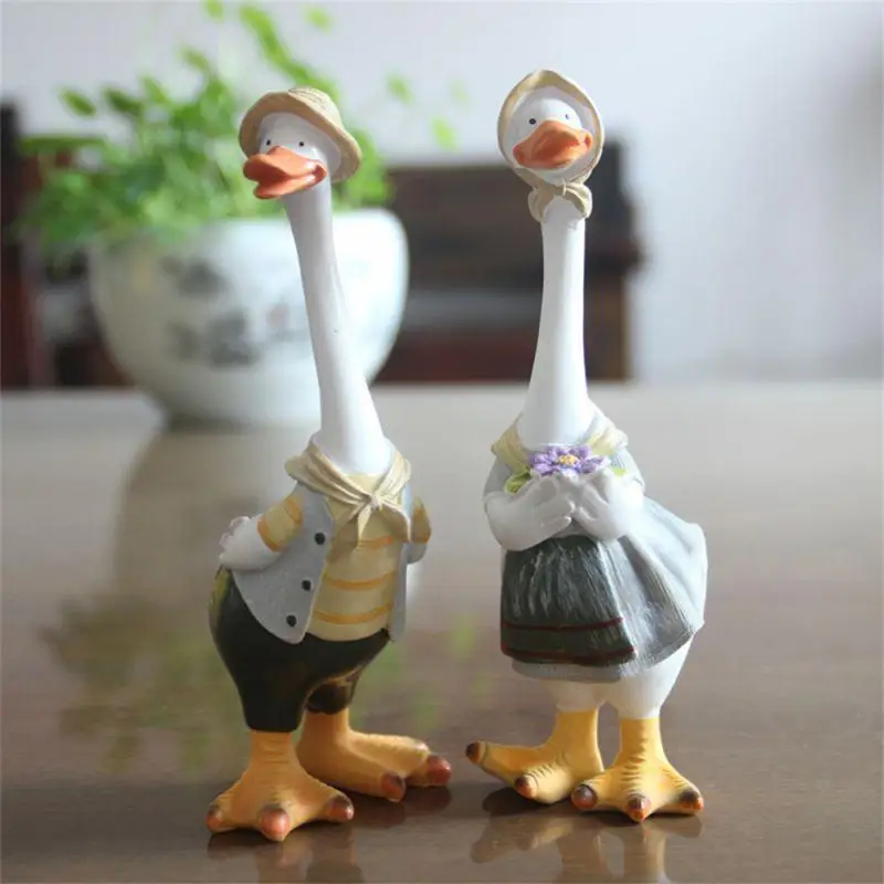 

New Resin Desktop Gift Resin Creative Simulation Synthetic Resin Craft Gifts Ornaments Home Duck Personality Resin Crafts
