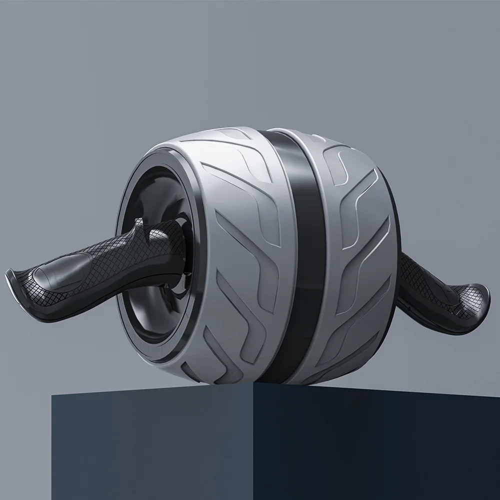 Ab Roller Abdominal Wheel Home Training Gym Fitness Equipment Automatically Rebounds Silent Abdominal Muscle Trainer Workout