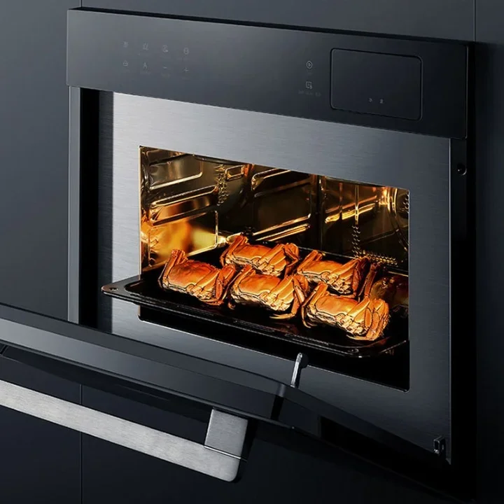 Hot selling built-in microwave oven steamer oven three in one smart home oven 3