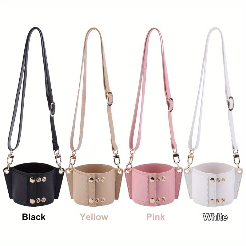 1 PC Adjustable Shoulder Strap Water Bottle Holder, Durable Cup Strap, Perfect for Gym Travel or Daily Use Cup Holder