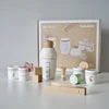 Children Pretend Play Kitchen Toy Wooden Simulation Milk Tea Set Children Role Play Game for Girls Boys Imitation Game Education 2