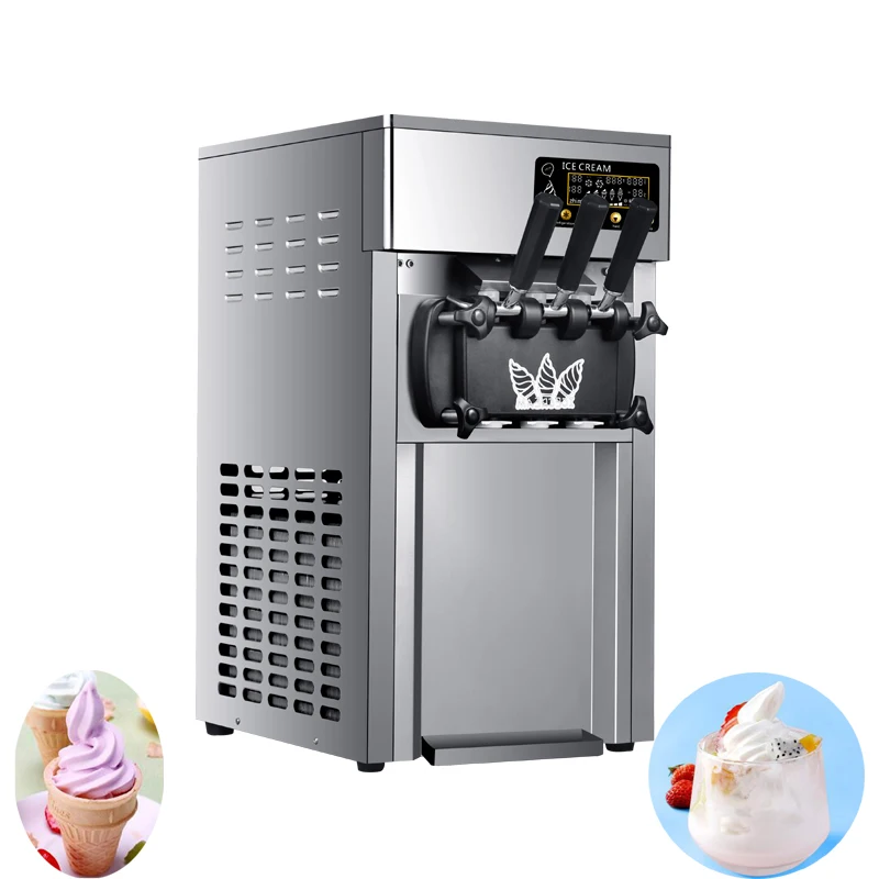 

PBOBP Ice Cream Machine Dessert Ice Cream Maker Frozen Fruit Slush Machine Children Dessert Production Maker Home Kitchen