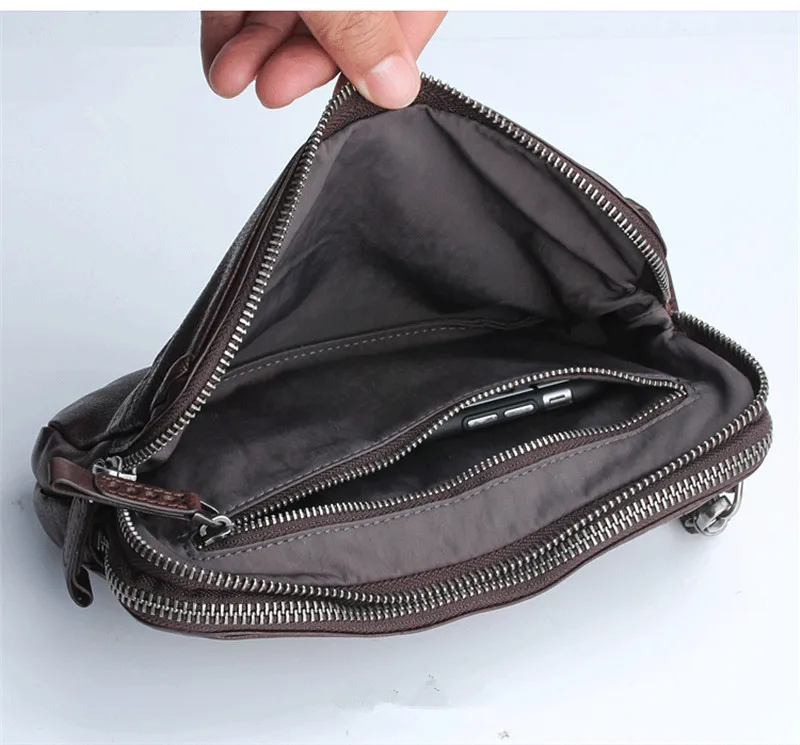 PNDME vintage high-quality genuine leather men's women's large-capacity clutch bag casual luxury real cowhide phone coin purse