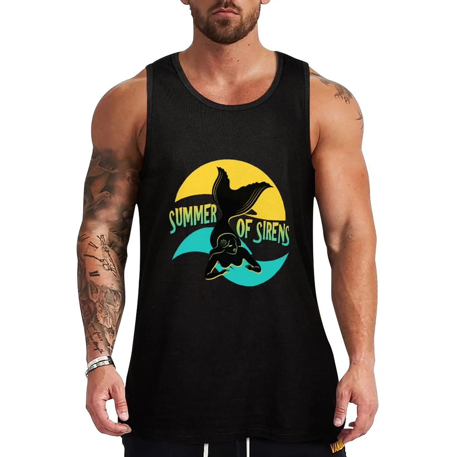 

Summer of Sirens Tank Top summer clothes for men running shirt underwear
