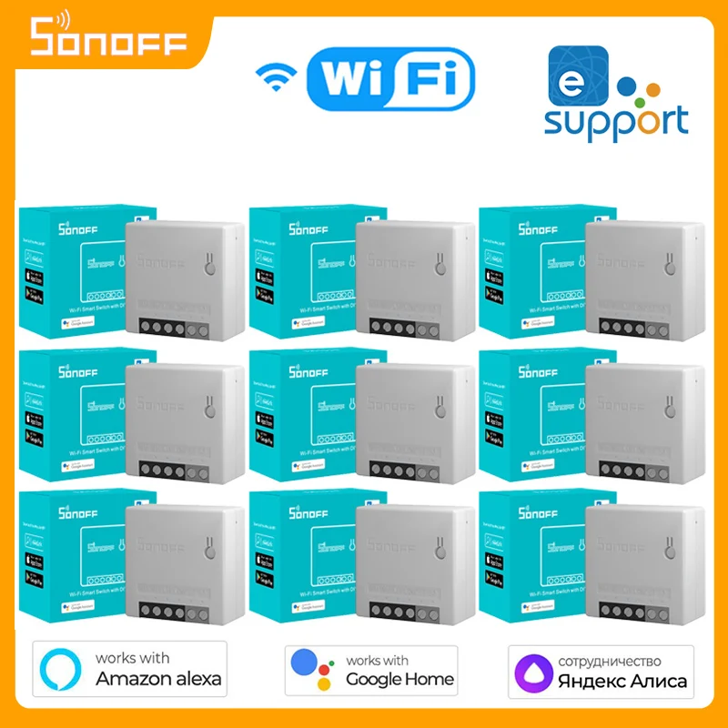 Sonoff Mini R2 Interruttore Intelligente Fai-Da-Te Interruttore Bidirezionale Modulo Interruttore Wifi Tramite App E-Welink Telecomando Lavoro Alexa G