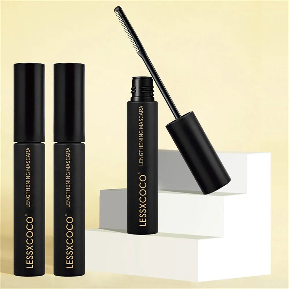 

Waterproof Mascara Dense Flexible Curling Mascara No Caking Long-lasting Mascara Repair Jet Black Mascara Slim Brush Head Strong