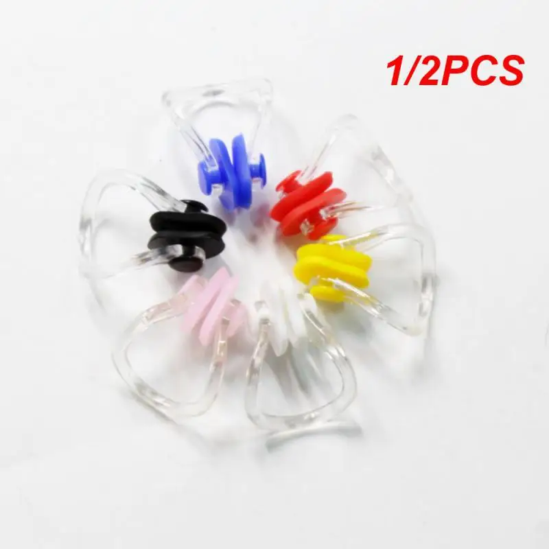 

1/2PCS High Quality Waterproof Silicone Swimming Ear Plugs Nose Clip Set Box Packed Earplug For Surfing Diving and Learning