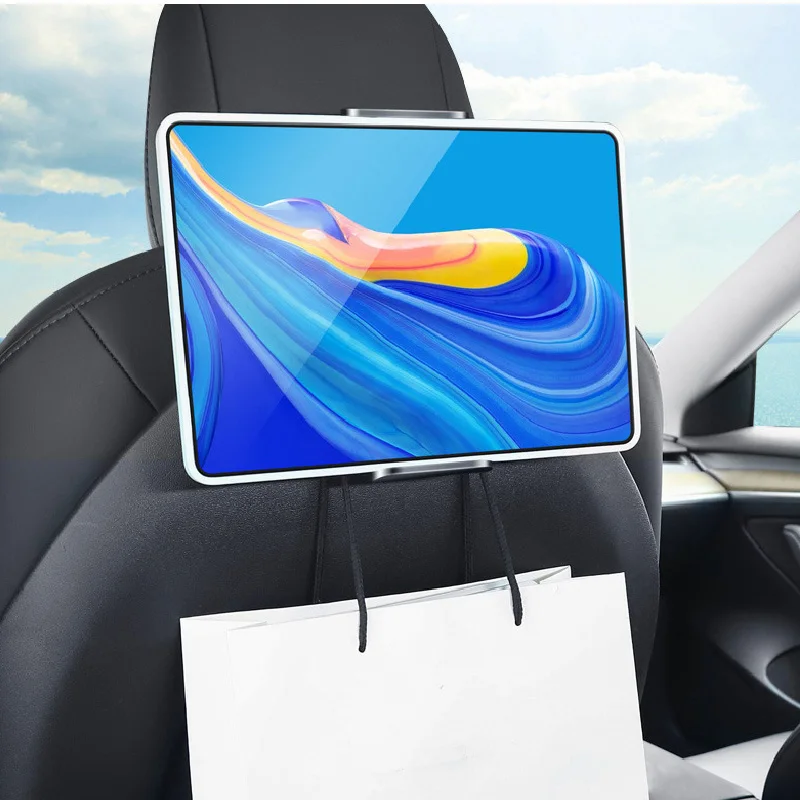 Support Tablette Voiture Pour Appuie-tête - Compatible Tesla, Sièges Sport - Rotation 360°