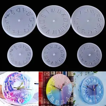 New Clock Silicone Mold for Jewelry Clock Resin Silicone Mold Handmade Tool DIY Epoxy Resin Molds Diy Accessories