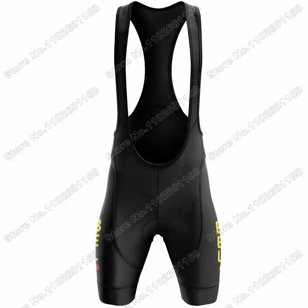 2024 Belgium Cycling Jersey Set Belgian National Team Cycling Clothing Men Short Sleeve Kit Road Bike Shirt Suit Bib Shorts
