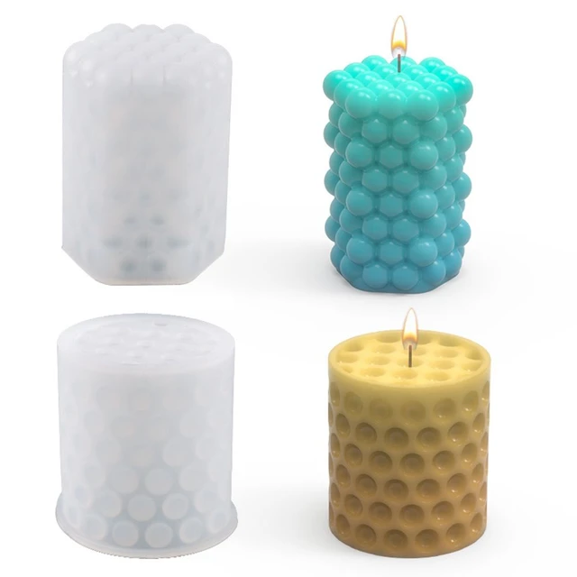 Scented Candle Mold Candle Crystals For Candle Making Candle Mold Cylinder  Cake Decoration Mold Round Shape Soap Mold Flower - AliExpress