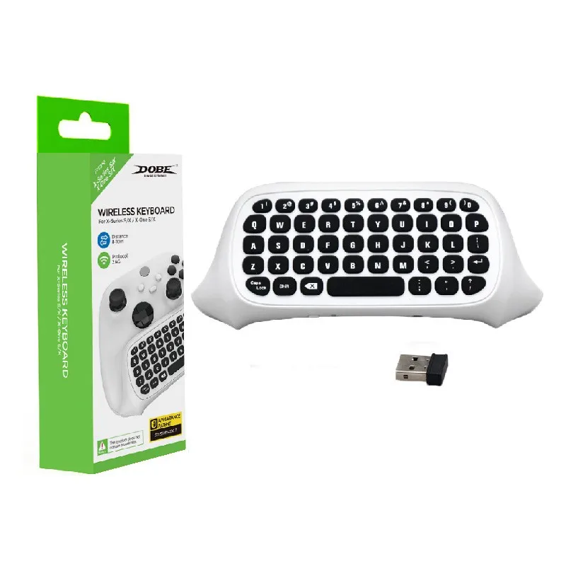Game ​Joystick Wireless Keyboard for XBOX ONE Slim for Xbox Series S/X Bluetooth-compatible Keyboard Black White