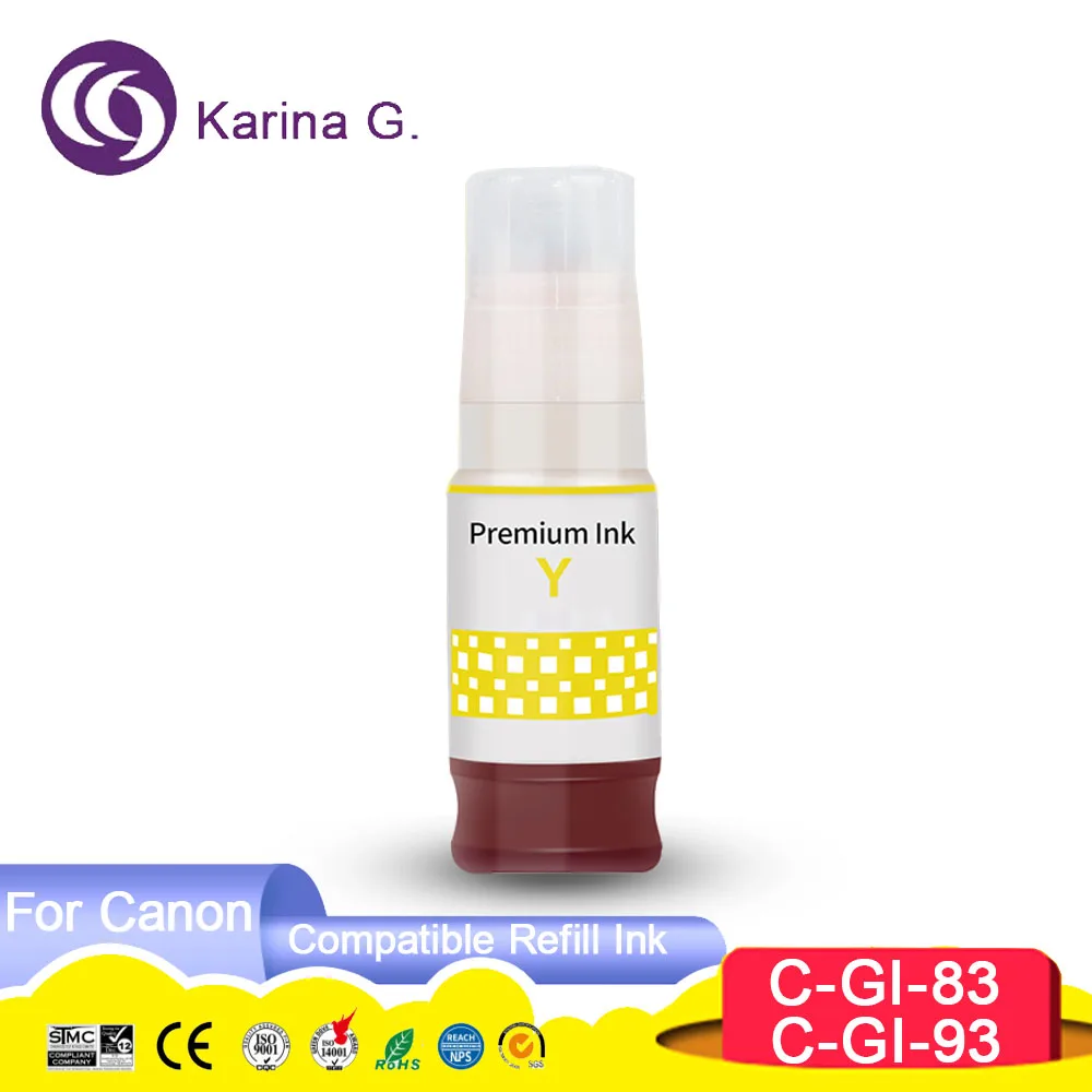 High Quality Compatible Water Based Refill Ink GI-83 GI83 GI 93 GI-93 Refill Ink