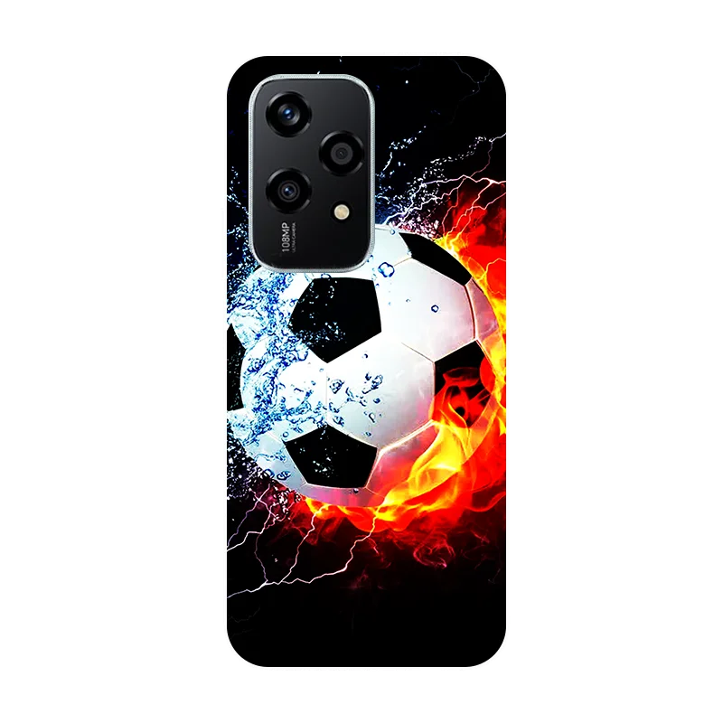 Football Soft Silicone Back Case for Honor 200 Lite - Durable Phone Cover & Etui s