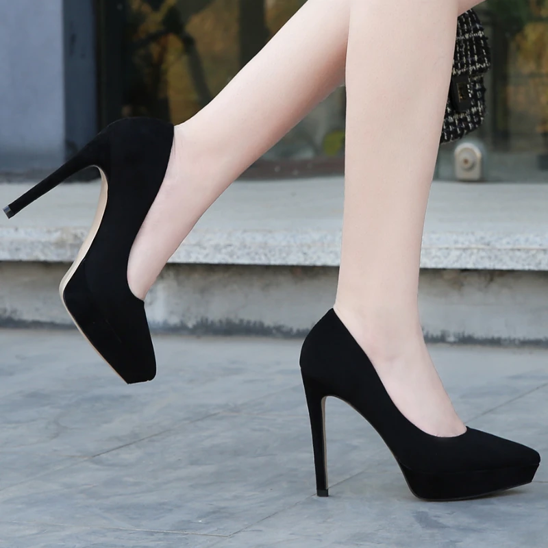 

туфли женские на каблуке ботинки на каблуке туфли женские Женские привлекательные туфли на высоком каблуке, модные туфли-лодочки для банкетов, свадебная обувь, однотонные туфли с острым носком на шпильке, женские туфли