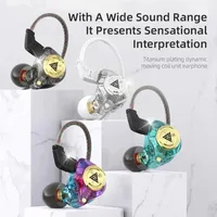 Écouteurs filaires QKZ CK5, écouteurs intra-auriculaires avec micro, contrôle du volume, son stéréo HiFi, basses profondes, sans nœuds, pour téléphone, ordinateur portable, PC 4