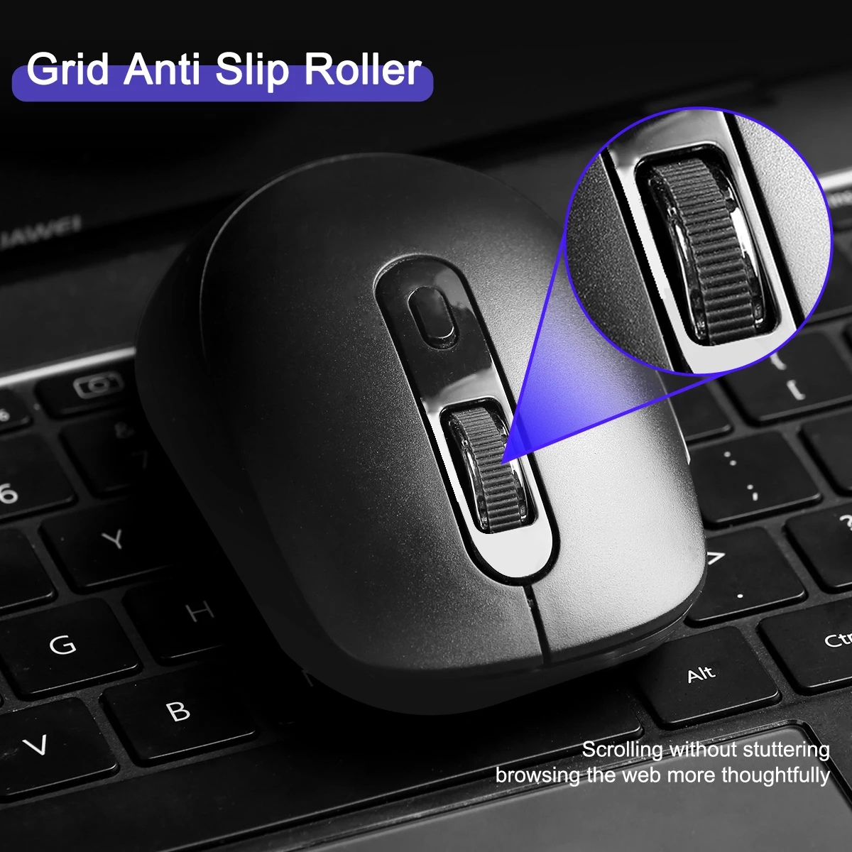 Wireless Mouse 2.4GHz Optical Gaming Mouse Portable Office with USB Receiver Gamer Computer Mice 1600DPI for PC Laptop Mac