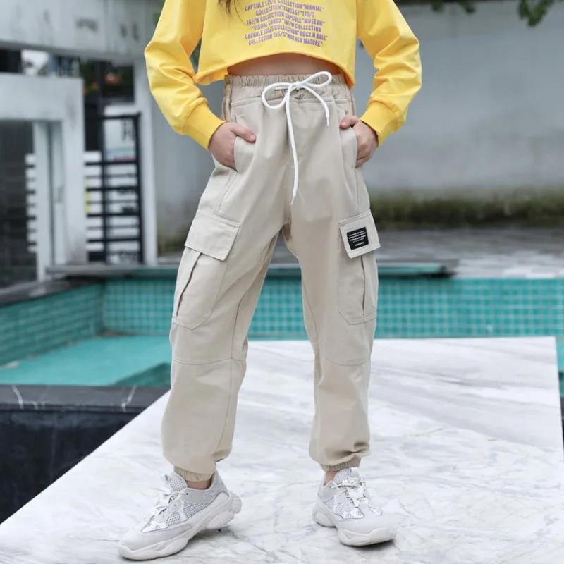 Kids Casual Cargo Jogger Pants 4