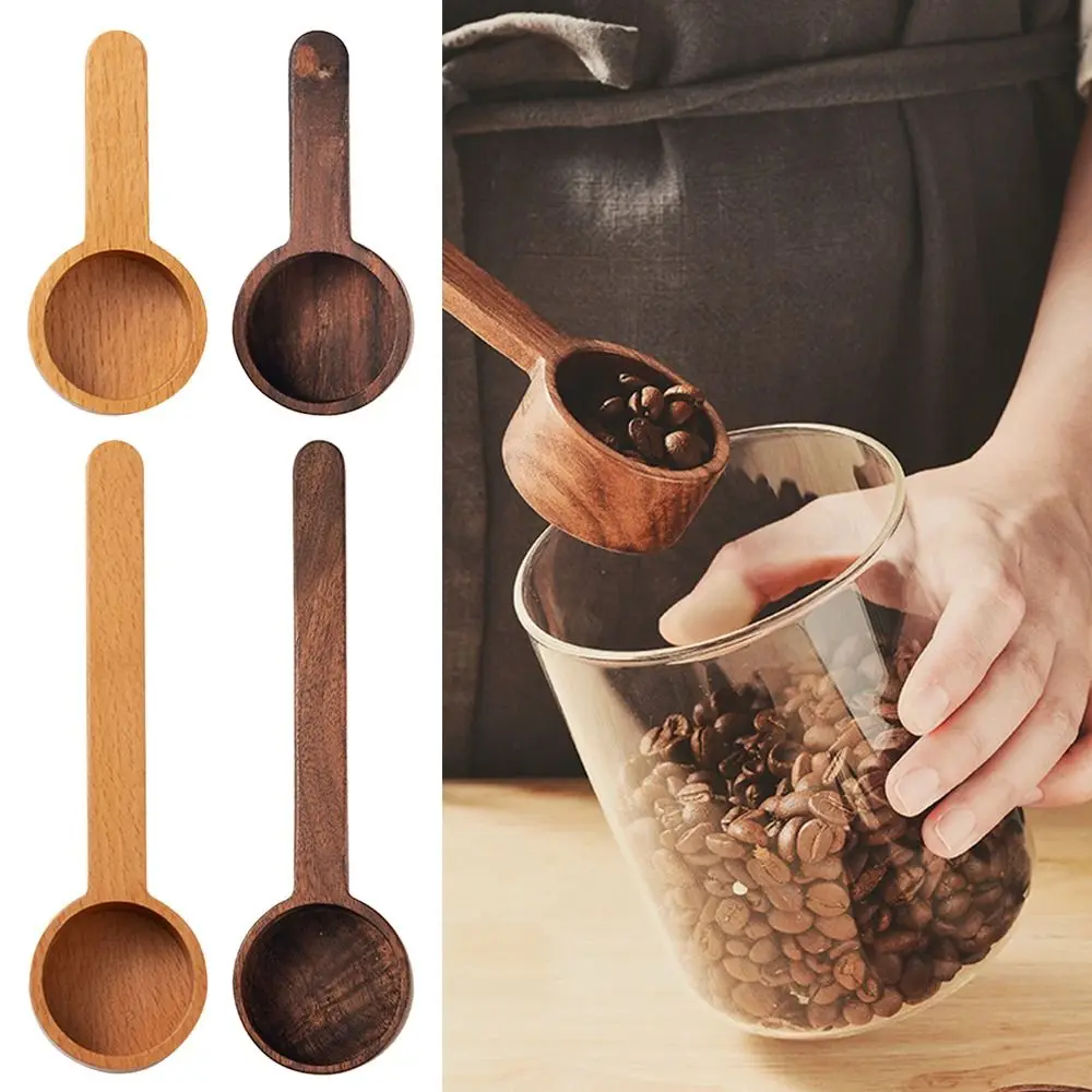 

Black Walnut Measuring Tools Coffee Bean Scoop Coffee Spoon Wooden Measuring Spoon Sugar Spice Scoop