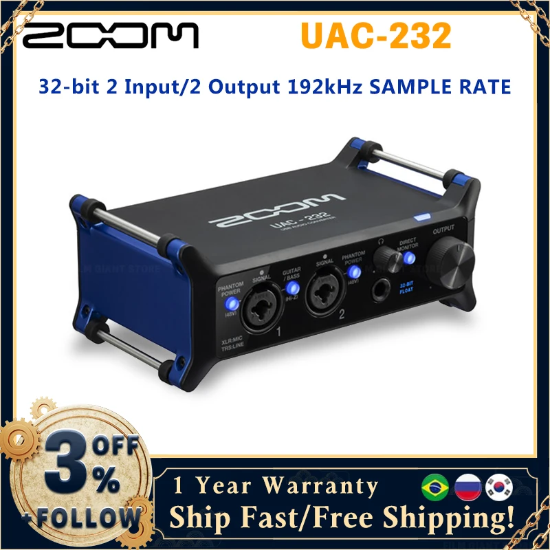 Zoom Uac-232 Driver Zoom UAC-232 - 32-Bit Floating Point Audio