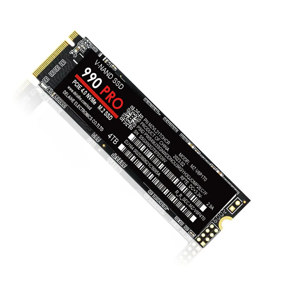 SSD  990 PRO PCIe 4.0 NVMe 4.0 M.2 2280, 1TB 2TB 4TB SSD, Ʈ PC PS4   ָ Ʈ ϵ ̺