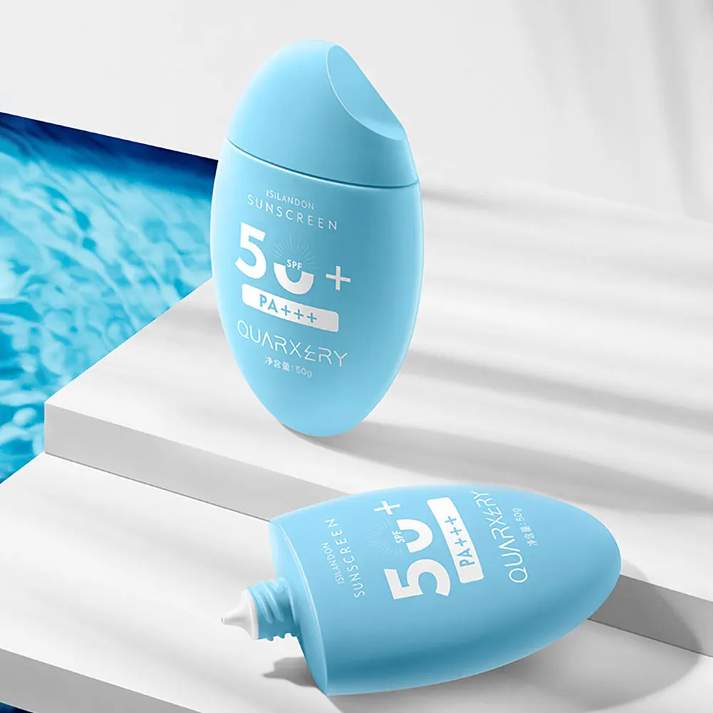 Body Sunscreen SPF 50 Light Thin Refreshing Sunscreen Protector Solar Sun Protection Cream Solar Blocker For Korean Women Face