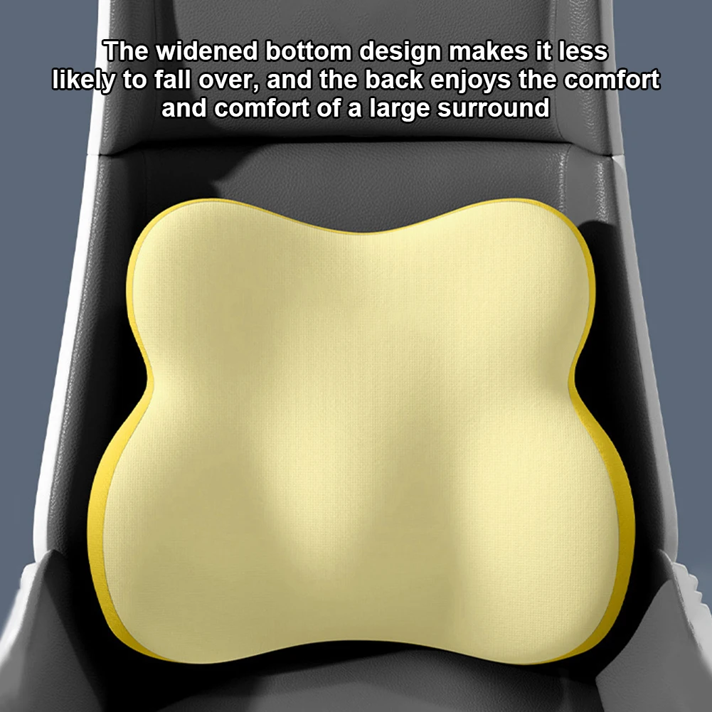 Pillow for Driving Seat Memory Foam Lumbar Pillow for Lower Back Pain Relief, Lumbar Support Cushion Car Seat