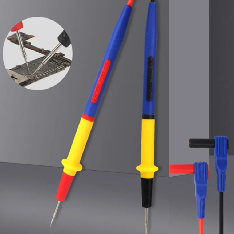 MECHANIC 디지털 멀티미터 수리용 소프트 멀티미터 펜, 스케일링 방지 실리콘 와이어, 추가 팁 프로브 테스트 펜, P30, 1000V, 20A